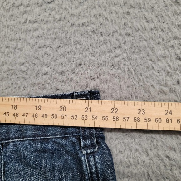 Rocawear Shorts Mens 42 Blue Denim Baggy 90s Y2k Hip Hop Distressed Casual Skate - Picture 15 of 15